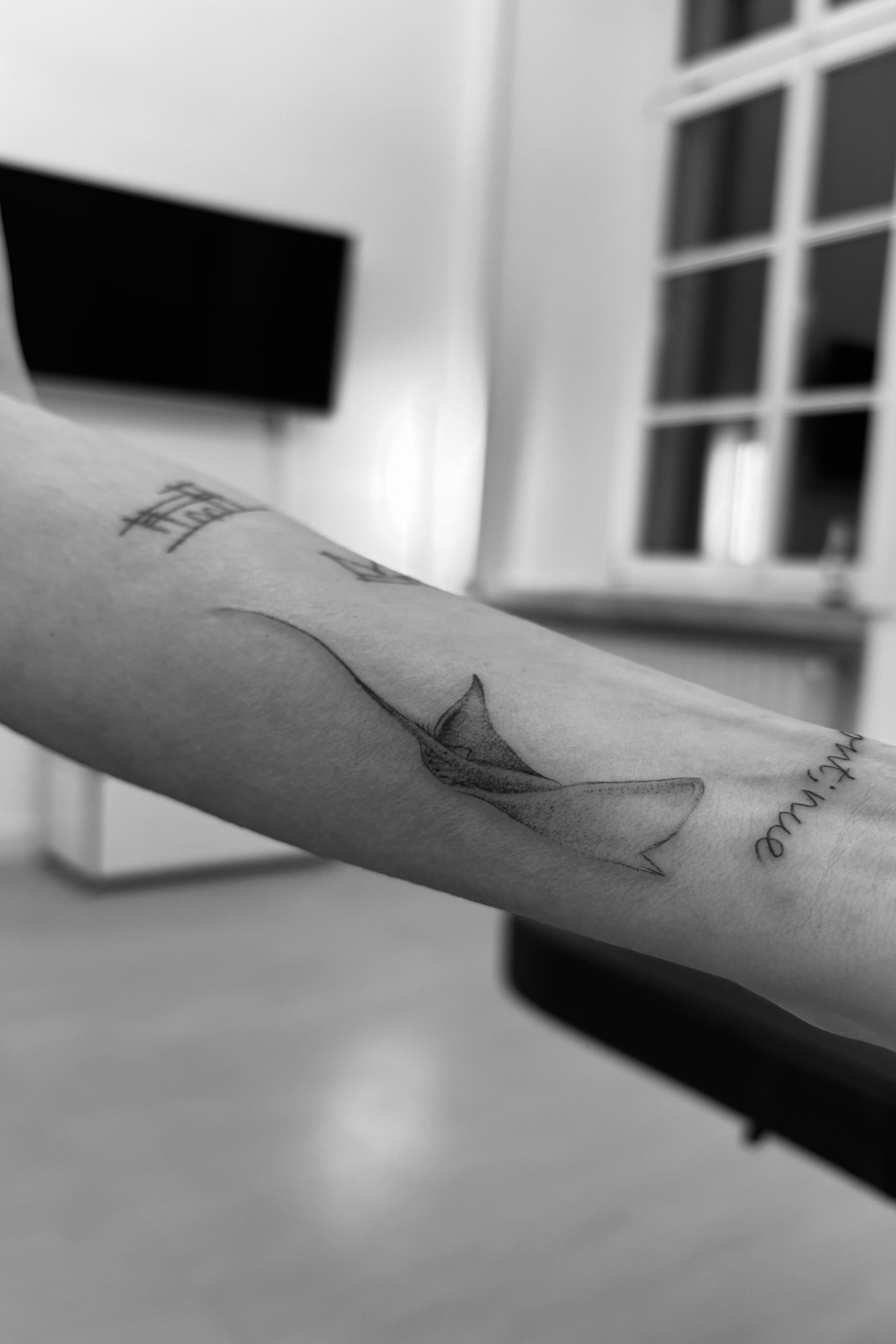 Blackwork, Fineline und Oldschool Tattoos von Mary