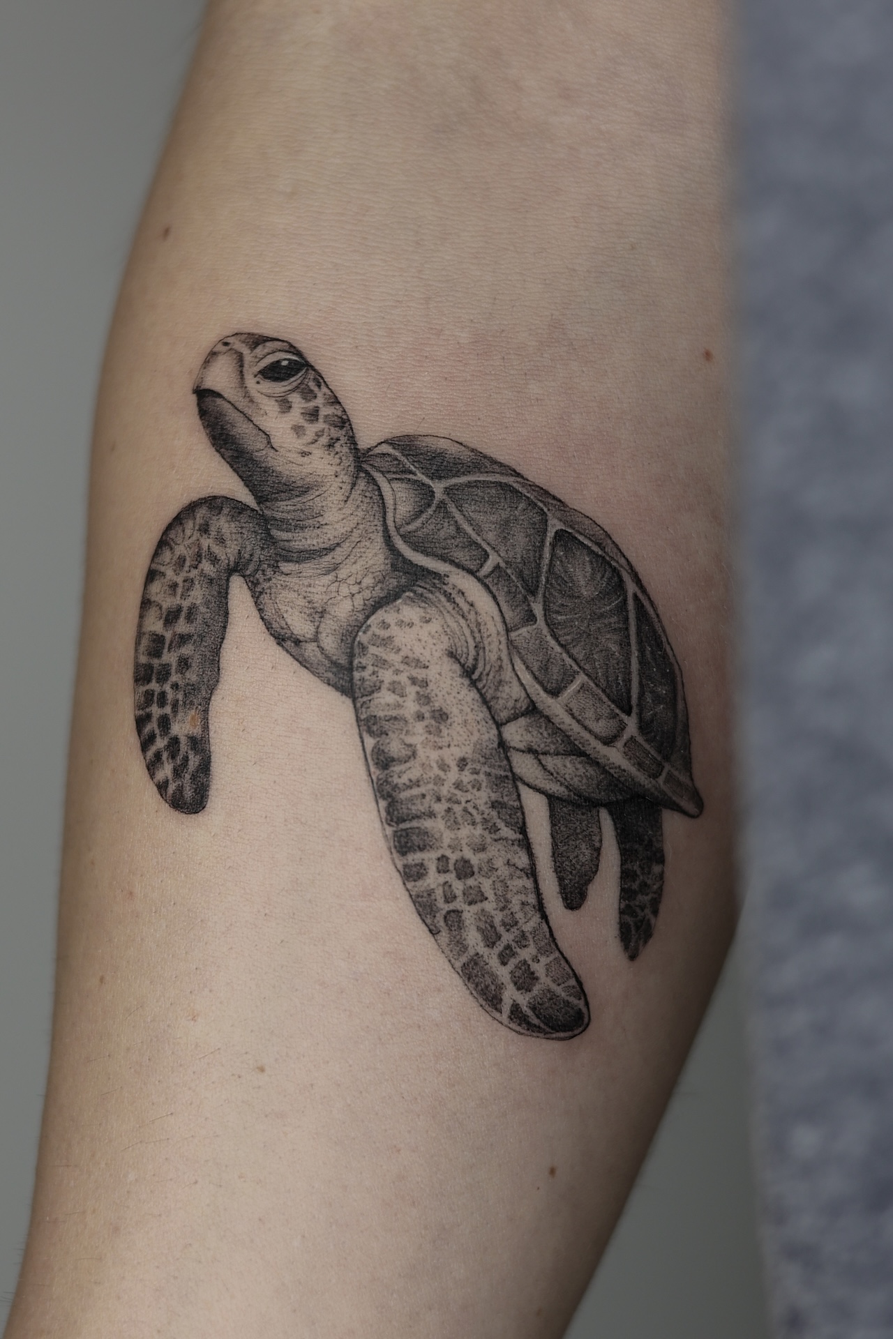 Fineline Tattoomotive von Inkara Tattoo